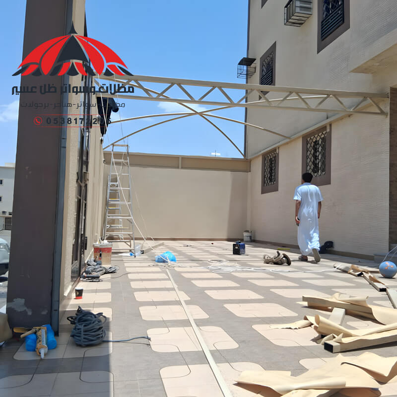 حداد تركيب مظلات سيارات الجنوب